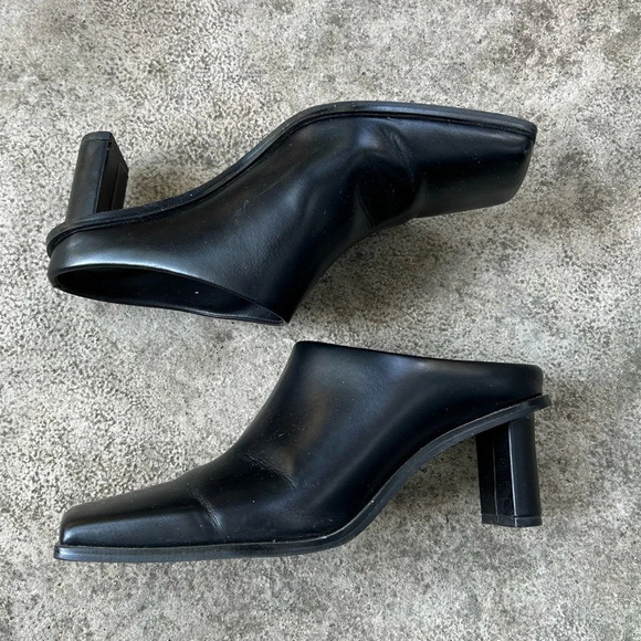 Oak & Fort Square toe Mules,  size 7, - Picture 3 of 9